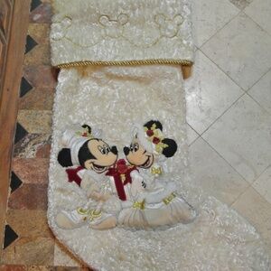 DISNEY MICKEY AND MINNIE MOUSE CHRISTMAS STOCKING